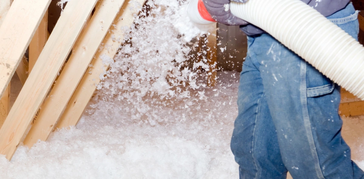 Izolácia podkrovia fúkanou izoláciou Supafil