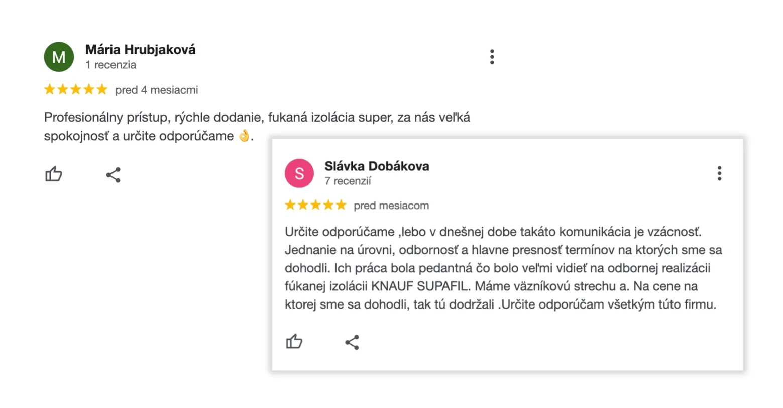 recenzie od zákazníkov z Google | BigMat Dachteam a Sumegastav recenzie od zákazníkov z Google | BigMat Dachteam a Sumegastav