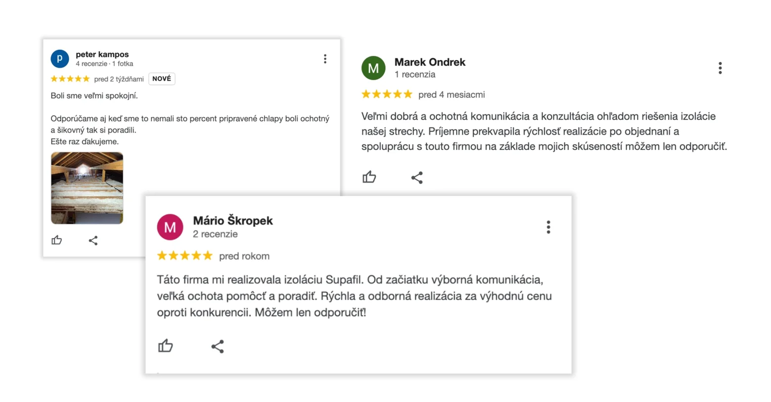 recenzie od zákazníkov z Google | BigMat Dachteam a Sumegastav recenzie od zákazníkov z Google | BigMat Dachteam a Sumegastav