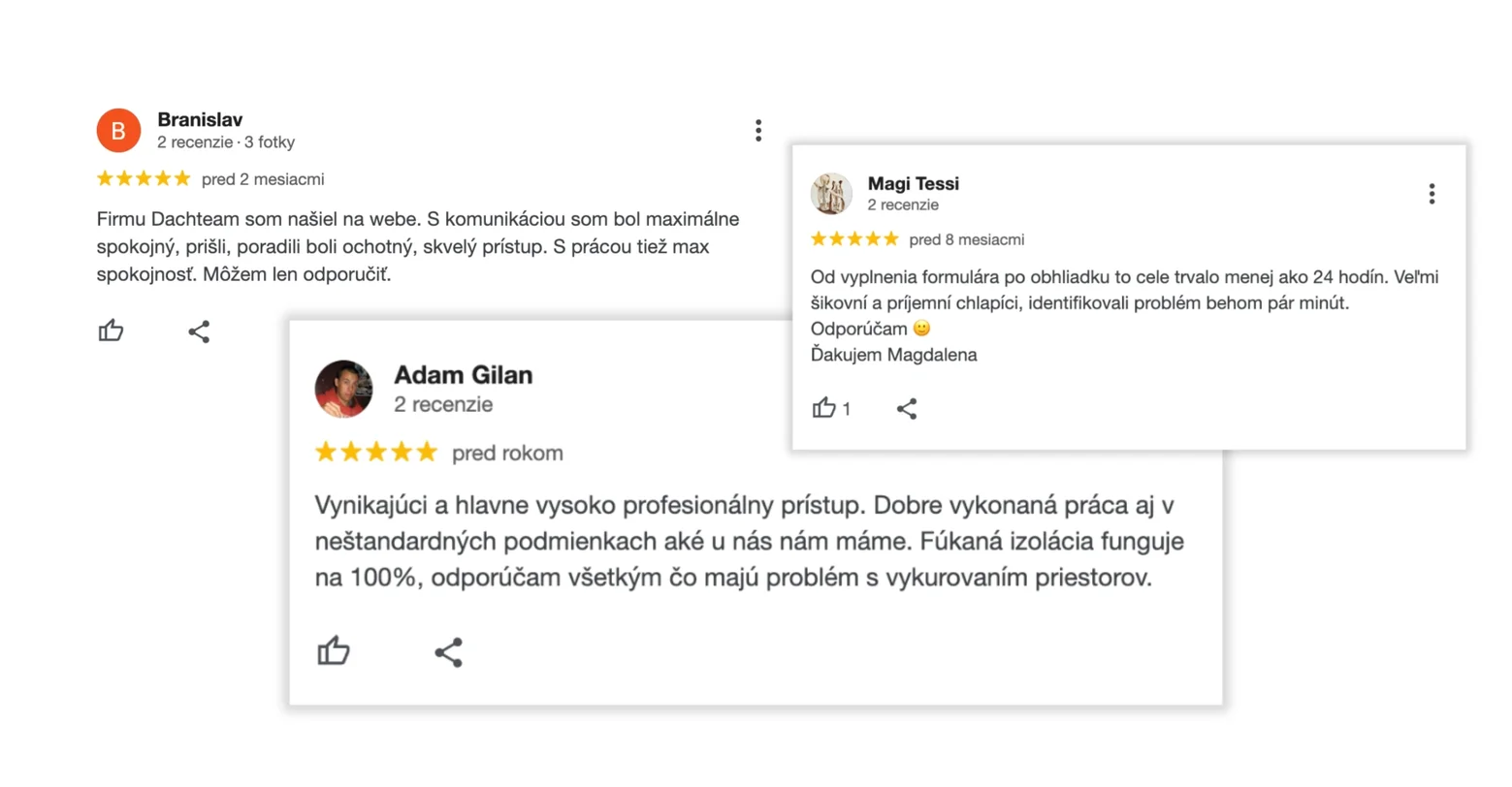 recenzie od zákazníkov z Google | BigMat Dachteam a Sumegastav recenzie od zákazníkov z Google | BigMat Dachteam a Sumegastav