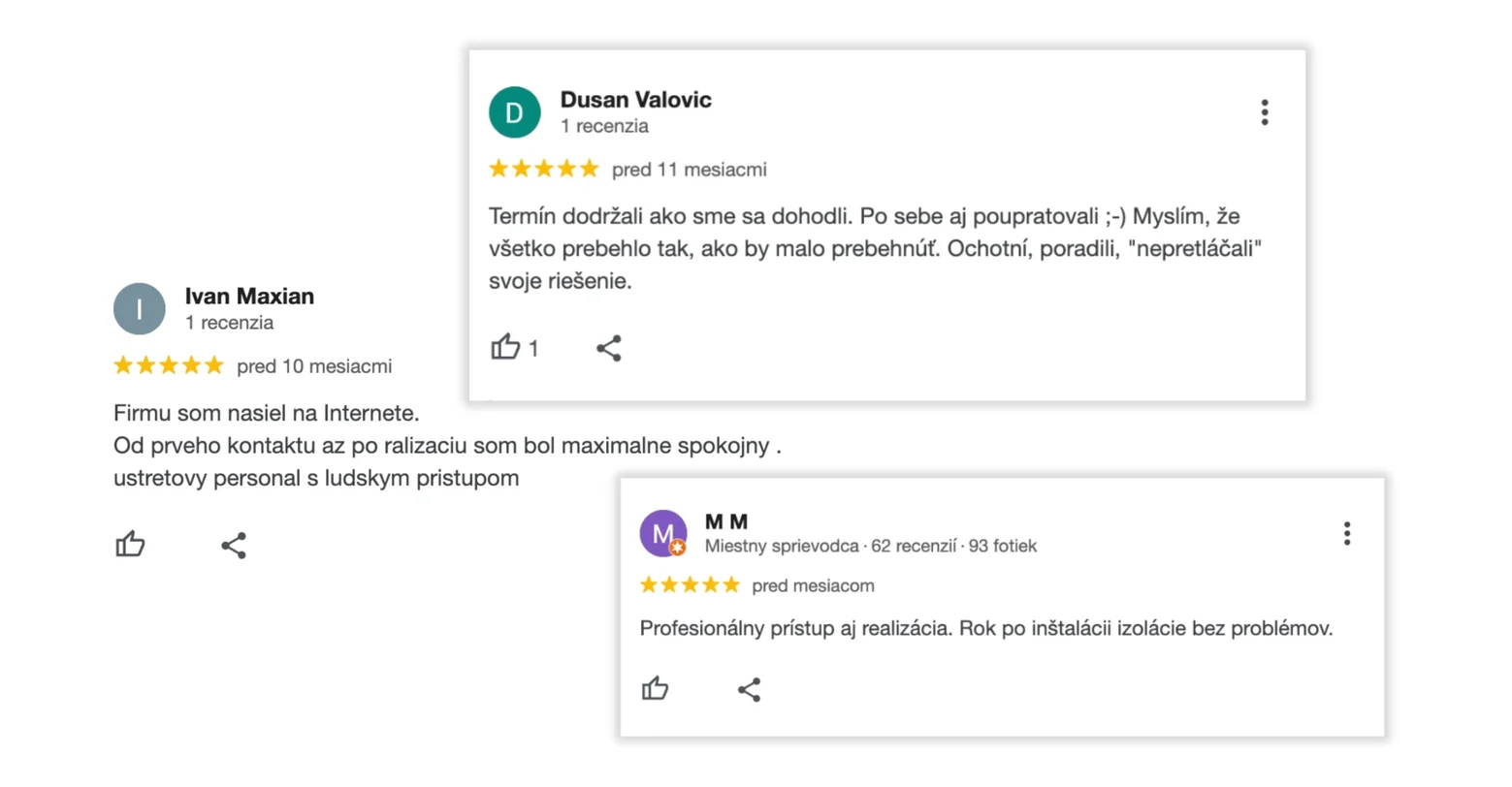 recenzie od zákazníkov z Google | BigMat Dachteam a Sumegastav recenzie od zákazníkov z Google | BigMat Dachteam a Sumegastav